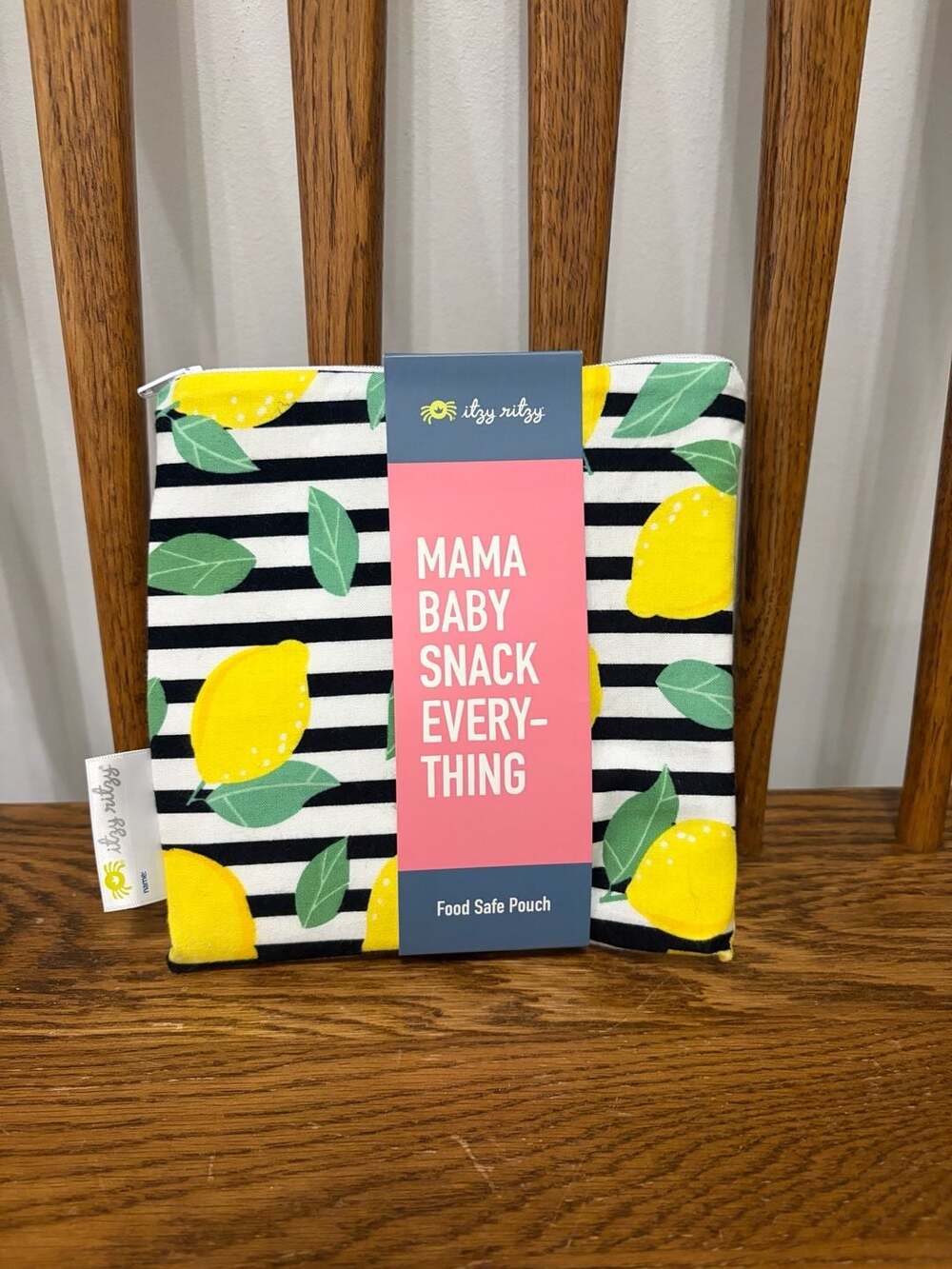 Itzy Ritzy Reusable Snack & Everything Pouch Lemon Drop